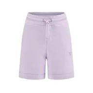 Spodenki damskie - Damskie Spodenki GUESS ELLY SHORTS V2YD10K7UW2-G4P7 – Fioletowy - miniaturka - grafika 1