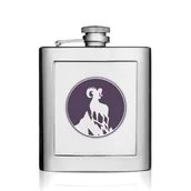 Piersiówki - Batek Dan Barmore, Piersiówka z nadrukiem, kozica, 240 ml - miniaturka - grafika 1