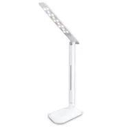 Lampy stojące - Lampa biurkowa LED biała - miniaturka - grafika 1