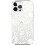 Etui i futerały do telefonów - Etui Babaco dedykowane do Iphone 7/ 8/ SE 2/ SE 3, wzór: Kwiaty 023 Etui częściowo przeźroczyste, oryginalne i oficjalnie licencjonowane - miniaturka - grafika 1