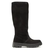 Kozaki damskie - Kozaki Lasocki WI23-PUSZAN-03 Czarny - miniaturka - grafika 1