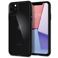 Etui i futerały do telefonów - Spigen Etui Ultra Hybrid do Apple iPhone 11 Pro Czarny Matowy - miniaturka - grafika 1