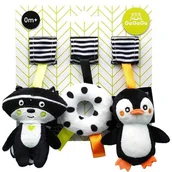 Zawieszki dla dzieci i niemowląt - Zawieszka do wózka GAGAGU Szop Pingwin Oponka - miniaturka - grafika 1