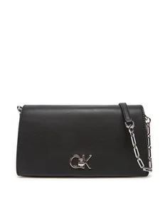 Calvin Klein Torebka Re-Lock Mini Conv LV04F3103G Czarny - Torebki damskie - miniaturka - grafika 1