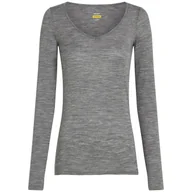 Koszulki sportowe damskie - Koszulka damska Icebreaker W Siren LS Sweetheart Rozmiar: M / Kolor: jasnoszary - miniaturka - grafika 1