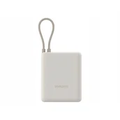 Powerbanki - Powerbank Xiaomi 33W Power Bank 10000mAh Tan USB-C/USB-A z kablem - miniaturka - grafika 1
