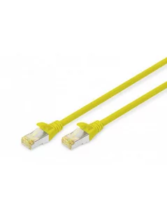 DIGITUS Professional Digitus CAT 6 A S-FTP Patch CU LSZH AWG 26/7 długość kabla 1 m kolor żółty DK-1644-A-010/Y - Kable miedziane - miniaturka - grafika 1