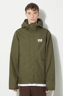 Kurtki męskie - Helly Hansen kurtka kolor zielony przejściowa - miniaturka - grafika 1