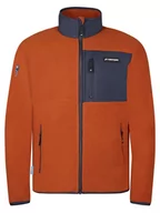 Odzież trekkingowa męska - Westfjord Kurtka polarowa "Glymur" w kolorze pomarańczowym - miniaturka - grafika 1