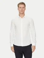 Koszule męskie - Calvin Klein Koszula K10K114299 Biały Slim Fit - miniaturka - grafika 1