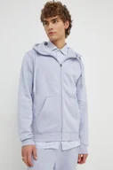 Bluzy męskie - G-Star Raw bluza męska kolor niebieski z kapturem gładka - miniaturka - grafika 1