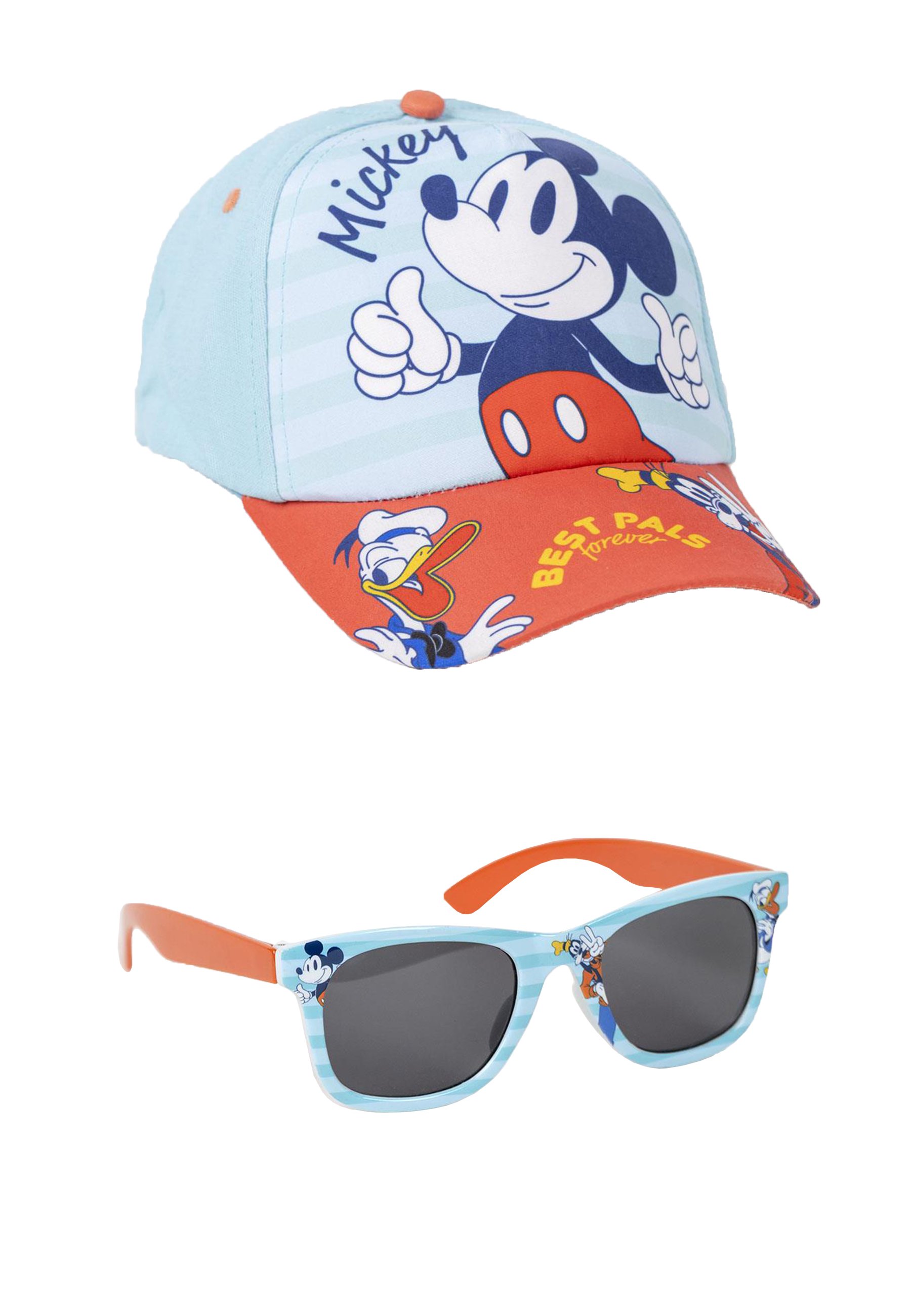 Czapka dziecięca z okularami przeciwsłonecznymi dla chłopców z Myszką Miki