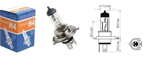 Żarówka sam H4 12V 60/55W 5052#