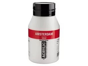 Talens Amsterdam, farba akrylowa, 1000 ml, Biel cynkowa - Przybory szkolne - miniaturka - grafika 1