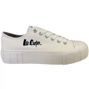 Buty Lee Cooper LCW-24-31-2743LA białe - Trampki damskie - miniaturka - grafika 1
