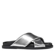 Klapki i japonki damskie - Klapki Geox D Adelash D55YWB 000Y2 C1007 Srebrny - miniaturka - grafika 1