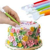 Dodatki do ciast w proszku - Szpatułki Do Modelowania Masy Dekoracja Ciast I Tortów Patyczki 8szt Tort - miniaturka - grafika 1