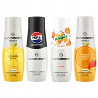 Syropy i koncentraty owocowe - SODASTREAM Pepsi Zero + Mirinda Zero + Orange-Mango + Lemonade syropy 4 szt - miniaturka - grafika 1