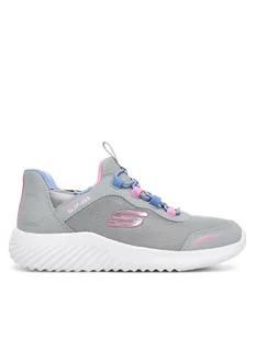 Skechers Sneakersy Bounder-Simple Cute 303585L/GRY Szary - Buty dla dziewczynek - miniaturka - grafika 1