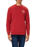 Bluzy męskie - Lee Bluza męska Circle, Red Ochre, XL - miniaturka - grafika 1