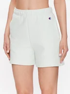 Spodenki damskie - Champion Szorty sportowe 116247 Szary Regular Fit - miniaturka - grafika 1
