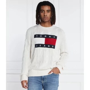 Swetry męskie - Tommy Jeans Sweter | Regular Fit - grafika 1