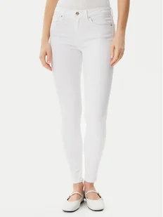 Tommy Hilfiger Jeansy Como WW0WW44361 Biały Slim Fit - Spodnie damskie - miniaturka - grafika 1