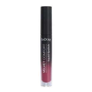 IsaDora Velvet Comfort Liquid Lipstick 58 Berry Blush 3368 - Błyszczyki do ust - miniaturka - grafika 1