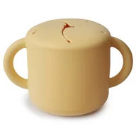 Kubki dla dzieci - Mushie Kubek Niewysypek na Przekąski Pale Daffodil - miniaturka - grafika 1