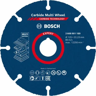 Tarcza tnąca Carbide Multi Wheel 115 mm BOSCH - Materiały ścierne - miniaturka - grafika 1