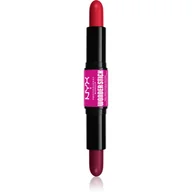 Róże do policzków - NYX Professional Makeup Wonder Stick Dual-Ended Cream Blush Stick 05 Bright Amber + Fuchsia - miniaturka - grafika 1