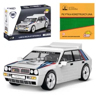 Klocki - Cobi 24509 Samochód Lancia Delta HF Integrale 63 El. + PŁYTKA - miniaturka - grafika 1