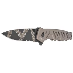 Nóż składany Extrema Ratio Caimano Nero N.A. Ranger LE No 096/250 Tactical Mud Aluminium, Geotech Camo N690 (04.1000.0166/BW/TM) - Noże - miniaturka - grafika 2