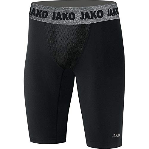 JAKO - Krótkie rajstopy kompresyjne 2.0, dziecięce, czarne, 164