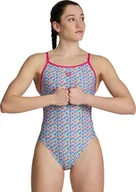 Stroje kąpielowe - Arena Damski Strój kąpielowy WOMEN'S ARENA STARFISH SWIMSUIT LACE BACK - miniaturka - grafika 1
