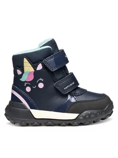 Geox Śniegowce B Trekkyup B Ab B566MD 054FU C4002 M Granatowy - Buty dla dziewczynek - miniaturka - grafika 1