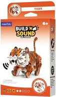 Puzzle - Puzzle 3D. Buduj i słuchaj - Tygrys - miniaturka - grafika 1