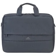 Torby na laptopy - Rivacase Torba Torba do notebooka 15,6&quot Prater szara z materiału wodoodpornego antykradzieżowa RC7532_GY - miniaturka - grafika 1