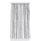 Zasłony - Klasyczna zasłona z nadrukiem 150x260 Deski białe, Fabricsy - miniaturka - grafika 1