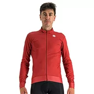 Bluzy męskie - Sportful Męska bluza Loom Thermal JRS, Czerwony rumba, XXL - miniaturka - grafika 1