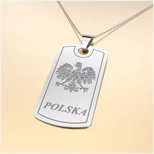 Zawieszka srebrna z orłem polski - Zawieszki - miniaturka - grafika 2