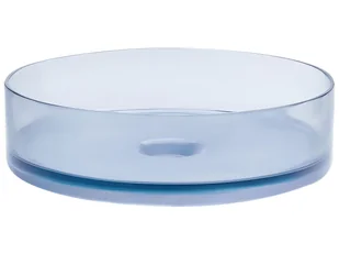 Umywalka nadblatowa okrągła  36 cm niebieska TOLOSA - Umywalki - miniaturka - grafika 1