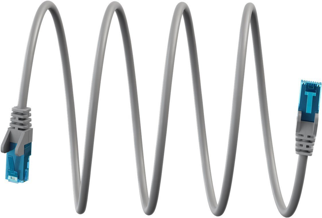 Goobay Kabel krosowy, Cat 6a, U/UTP, szary, 3 m 79190
