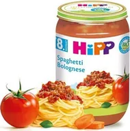 Dania dla dzieci - HiPP, spaghetti bolognese z pomidorkami i wołowiną, 220 g - miniaturka - grafika 1