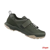 Buty rowerowe - Buty rowerowe Shimano SH-EX500 Oliwkowe - miniaturka - grafika 1