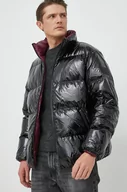 Kurtki męskie - Calvin Klein kurtka puchowa dwustronna męska kolor czarny zimowa - miniaturka - grafika 1