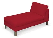 Pokrowce na meble - Dekoria pl pl Pokrowiec na szezlong Karlstad wolnostojący krótki czerwony 80 x 160 x 80 cm Etna 732-705-60 - miniaturka - grafika 1