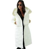 Płaszcze damskie - Pikowany płaszcz 2w1 Ocieplony Możliwość noszenia jako kurtka AMANDA -38 - miniaturka - grafika 1