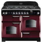 Kuchenki gazowo-elektryczne - Falcon Classic 110  Żurawinowy chrom - miniaturka - grafika 1