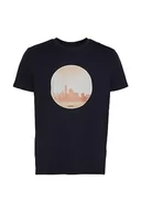 Koszulki męskie - ESPRIT Męski T-shirt 043EE2K351, 400/NAVY, M, 400/granatowy, M - miniaturka - grafika 1